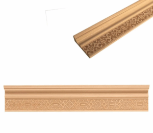 Дървен декоративен профил за мебели и декарации