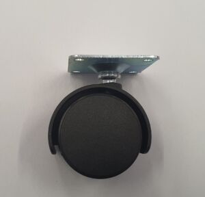 колелце Въртящо Ф40/h55 мм/15 kg с ПЛАНКА 42 x 42