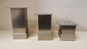 Крака за Мебели, Шкафове в Цвят Инокс