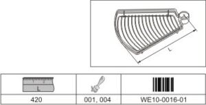 тръгълна полица изнесена