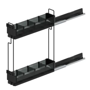 Кошница за бутилки Антрацит - Starax Premiyum