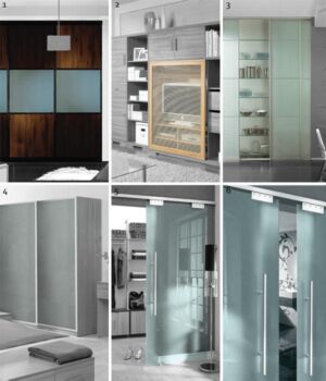 механизъм за плъзгаща врата от стъкло Porta glass 8 mm