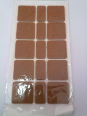 Залепваща мека подложка-лепенка за мебели модел 40х40 мм