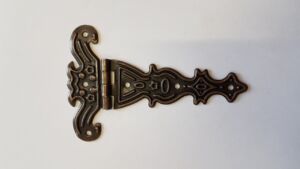 Мебелна панта старинна шарнирна ГОЛЯМА - МЕДЕН АНТИК