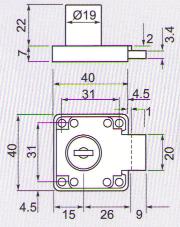 Ключалка за чекмедже модел 138 - Image 2