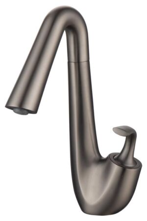 Тъмносив смесител за баня