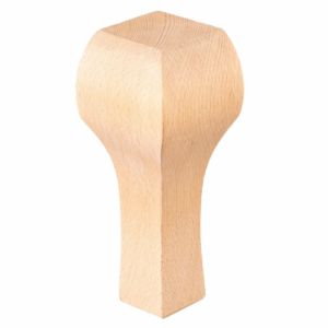 Дървен Крак Кръгъл Конус за Маса, Шкаф, Гардероб, Мебели