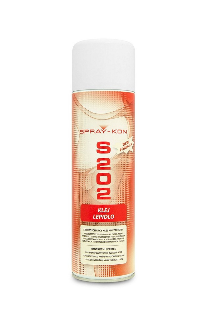КОНТАКТНО ЛЕПИЛО SPRAY-KON S202 - СПРЕЙ 500 мл.