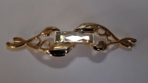 Мебелна Дръжка Златна с Кристал