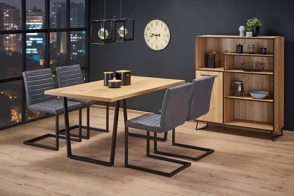 Дизайнерски Крака за маси в черен мат тип ТРАПЕЦ - Image 2