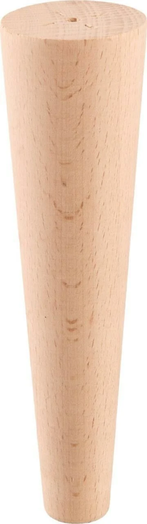 Дървен Крак Кръгъл Конус за Маса, Шкаф, Гардероб, Мебели