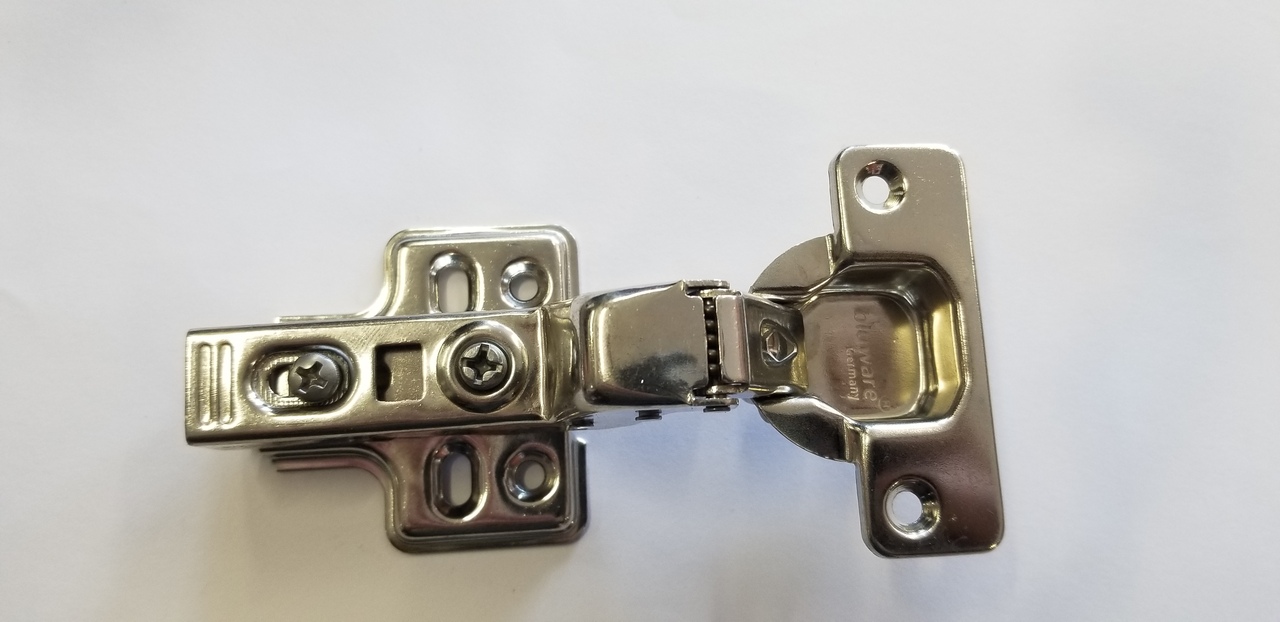 Неръждаема Панта с амортисьор клипс - високо рамо, открит кант (за мокри помещения, баня) - Image 2