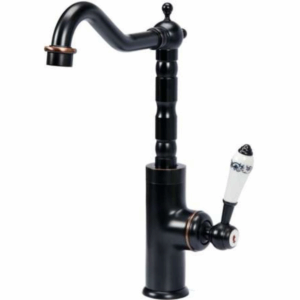 Смесител за мивка, висок, FALA RETRO BLACK 2