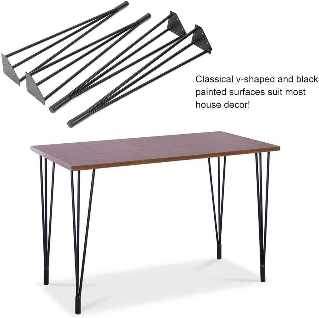 Крака за Маси, Шкафове и мека мебел тип Фиба в черен мат 150, 200, 410, 510, 710 mm. - Image 2