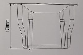 кухненски кош за окачване 5 литра