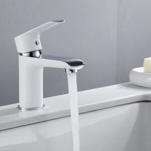 Смесител за Баня Бял с Хром Paris