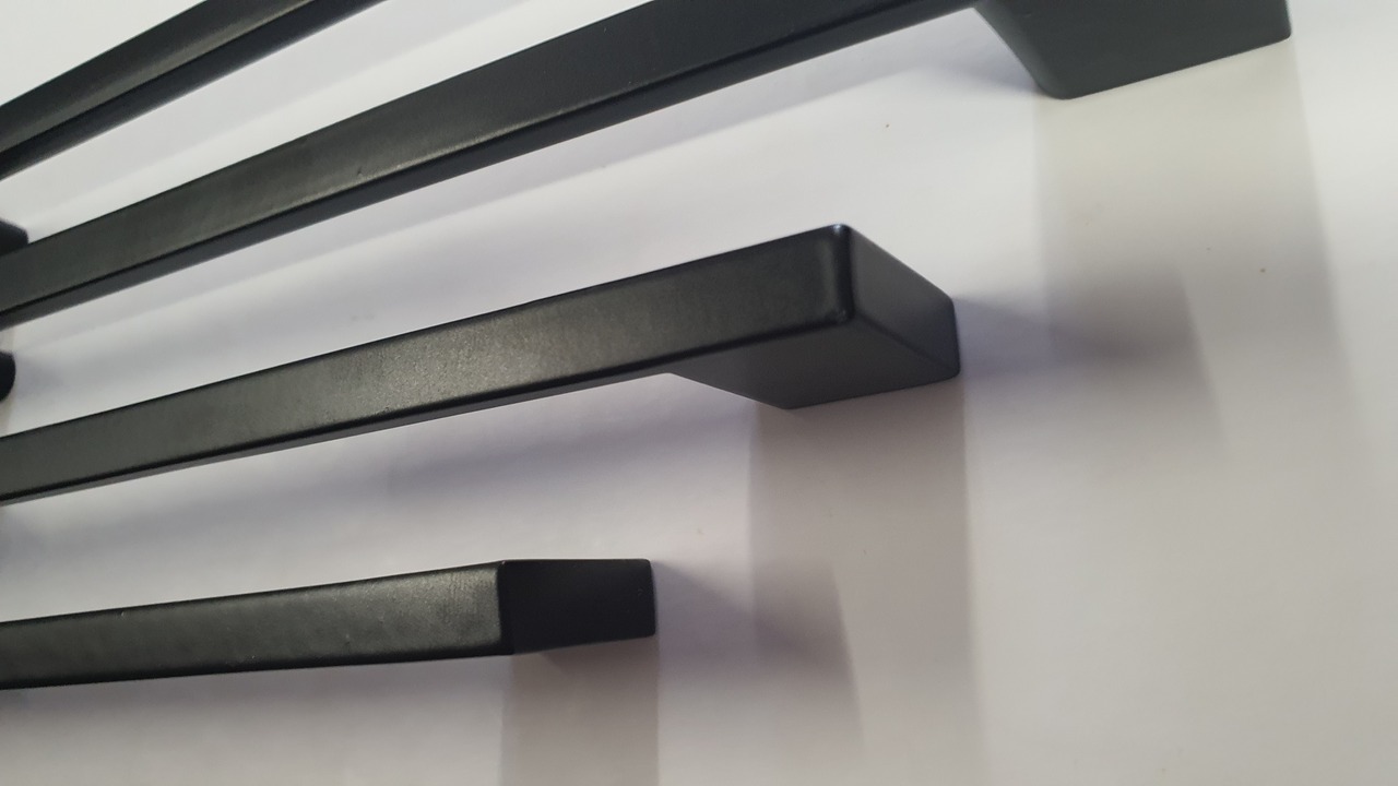 Мебелни дръжки в различни размери Черен Мат - Image 2