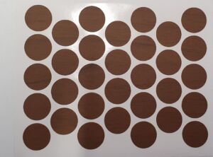 Самозалепваща тапа за минификс - Тъмен Орех