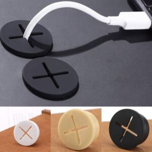 Гумена Розетка за телефонен кабел на бюро или маса