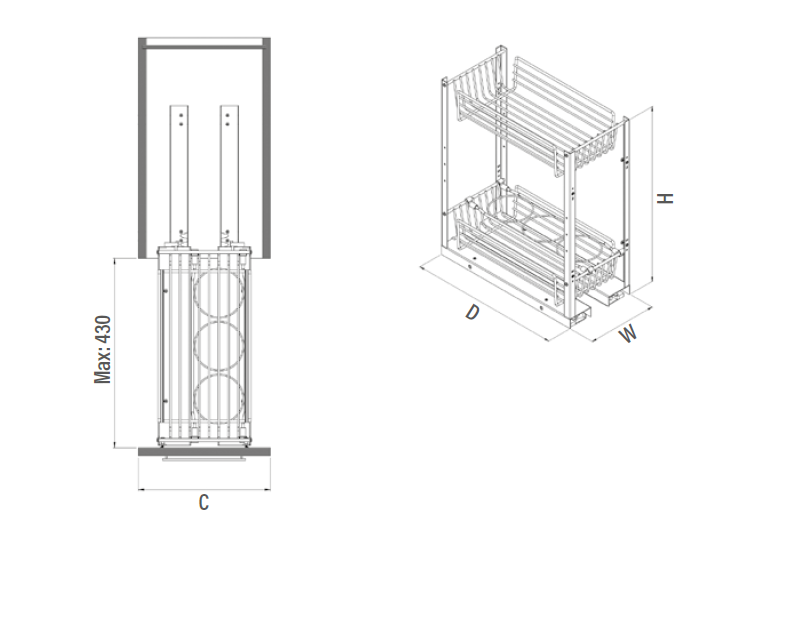 STARAX Механизъм за Бутилки 2 Етажа - Луксозна Организация и Стил - Image 2