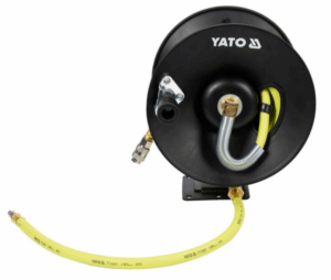 Макара с маркуч за компресор YATO, PVC+NBR, 20 Bar, Ф 10 мм, 15 м