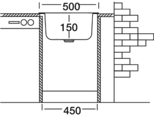 Кухненски мивки от неръждаема стомана - алпака модел N 105
