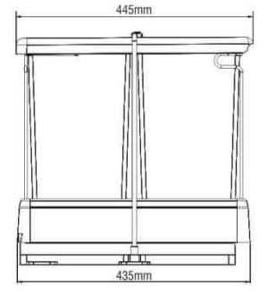 Кухненски кош за вграждане 21200 Inox