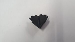 Външен ъгъл за прав водобран черен мат 15/15