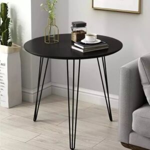 Крака за маса 71 см в черен мат