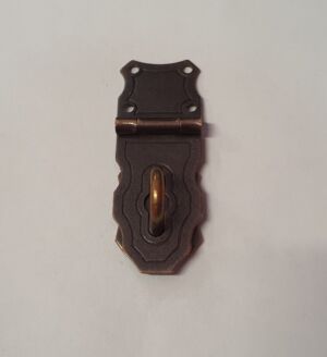 Закопчалка за Дървени Кутии в цвят Меден Антик