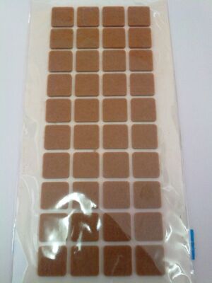 Залепваща мека подложка-лепенка за мебели модел 20х20 мм