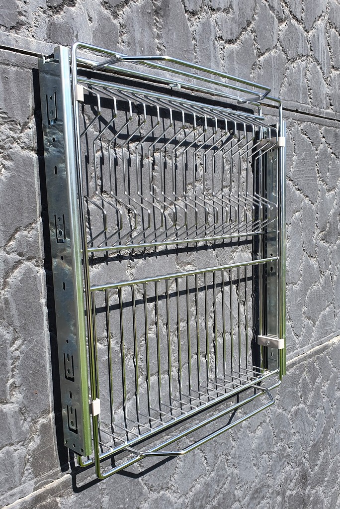 Механизъм с комбинирана поставка за чинии и чаши с телескопични водачи - Image 2