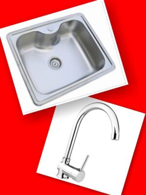 Комплект мивка и смесител
