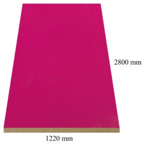 680 Нарцис гланц - 18 мм МДФ с ПВЦ покритие