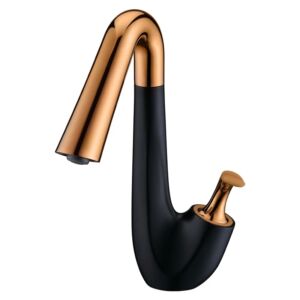 Смесители за Мивки за Баня Черен Мат с Медно покритие