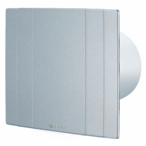 Дизайнерски вентилатор с двигател на лагери и обратна клапа BLAUBERG QUATRO Ф125 (Сив мат)