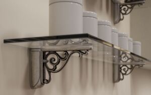 Равтоносач за Стъкло и ПДЧ до 18 мм - Антик Сребро