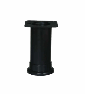 Кръгли Метални Крака за Мебели, Шкафове в Цвят Черен с реглаж