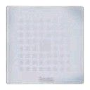 Дизайнерски вентилатор с декоративен стъклен панел BLAUBERG Ice-1 Ф100 (Без LED крушка)