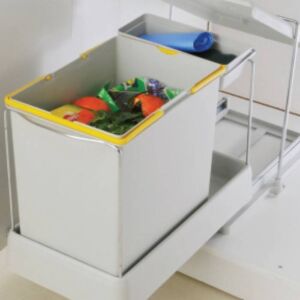 Кухненски кош за вграждане 21500 Сив