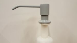 Дозатор за вграждане в мивка - Сив