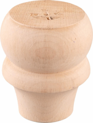 Дървен Крак Кръгъл Конус за Маса, Шкаф, Гардероб, Мебели