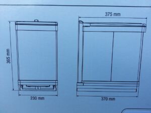 Кухненско кошче за вграждане 21700 inox 16L