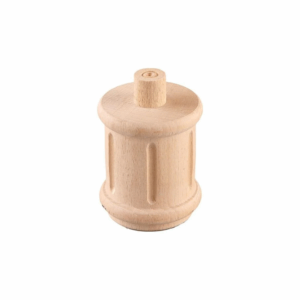 Дървен Крак Кръгъл Конус за Маса, Шкаф, Гардероб, Мебели