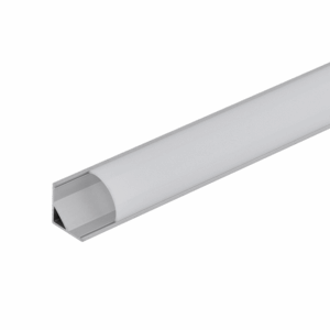 АЛУМИНИЕВ ПРОФИЛ ЗА LED ЛЕНТА, ЪГЛОВ, 2М, 3М