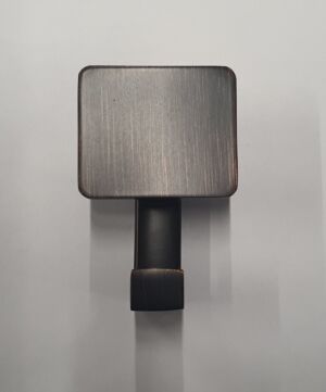 Мебелна Закачалка Черен Мат с Медни Нишки