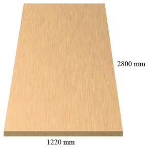 532 Инокс Злато - 18 мм МДФ с ПВЦ покритие