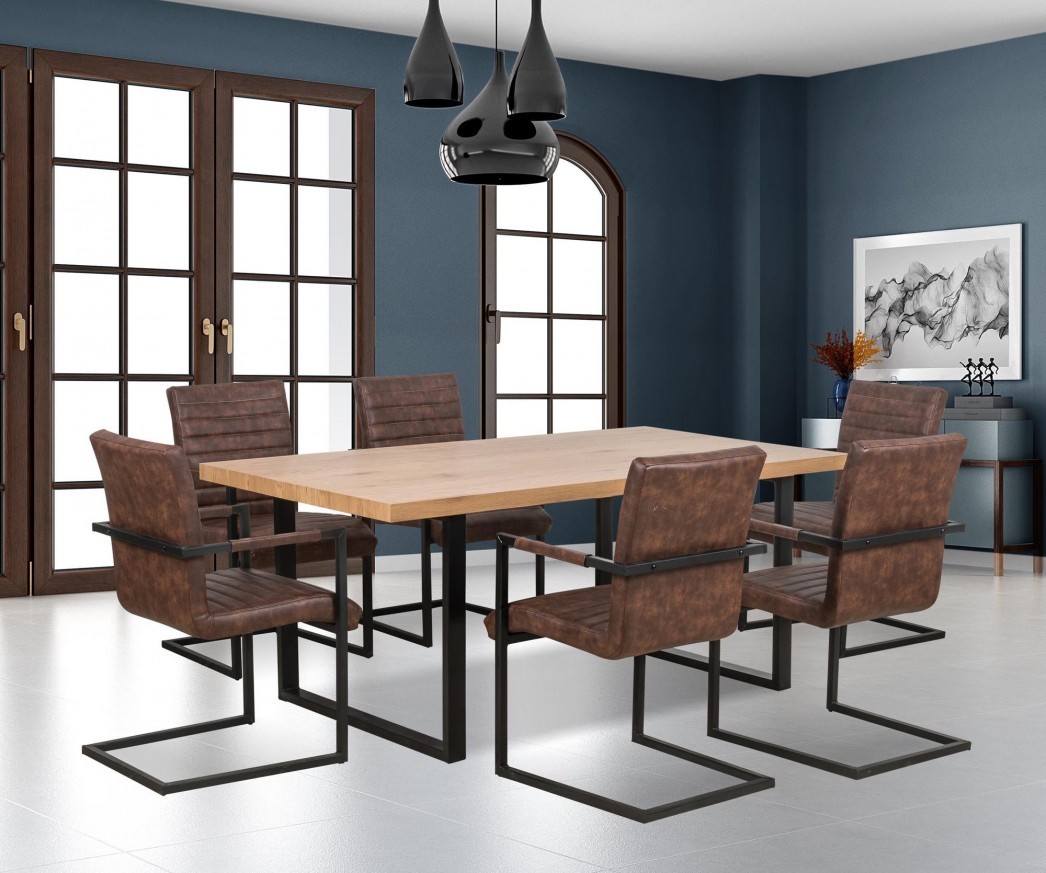 Дизайнерски Крака за маси в черен мат тип квадрат - Image 2