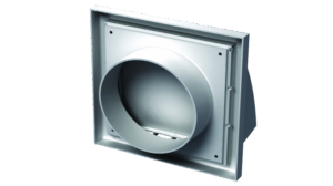 Решетка с наклон и клапа за въздуховоди PVC MV152VK - ф150 ММ