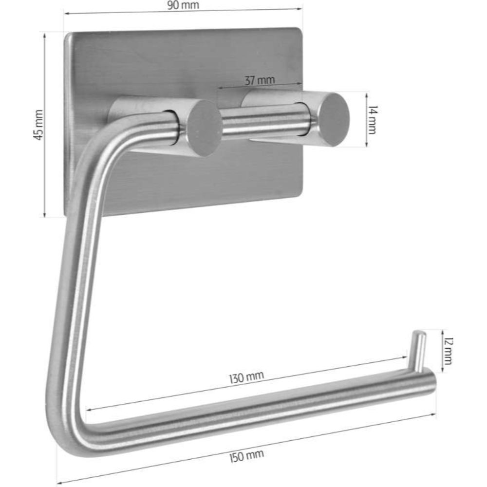 Поставка за тоалетна хартия FALA STEELY - Image 2